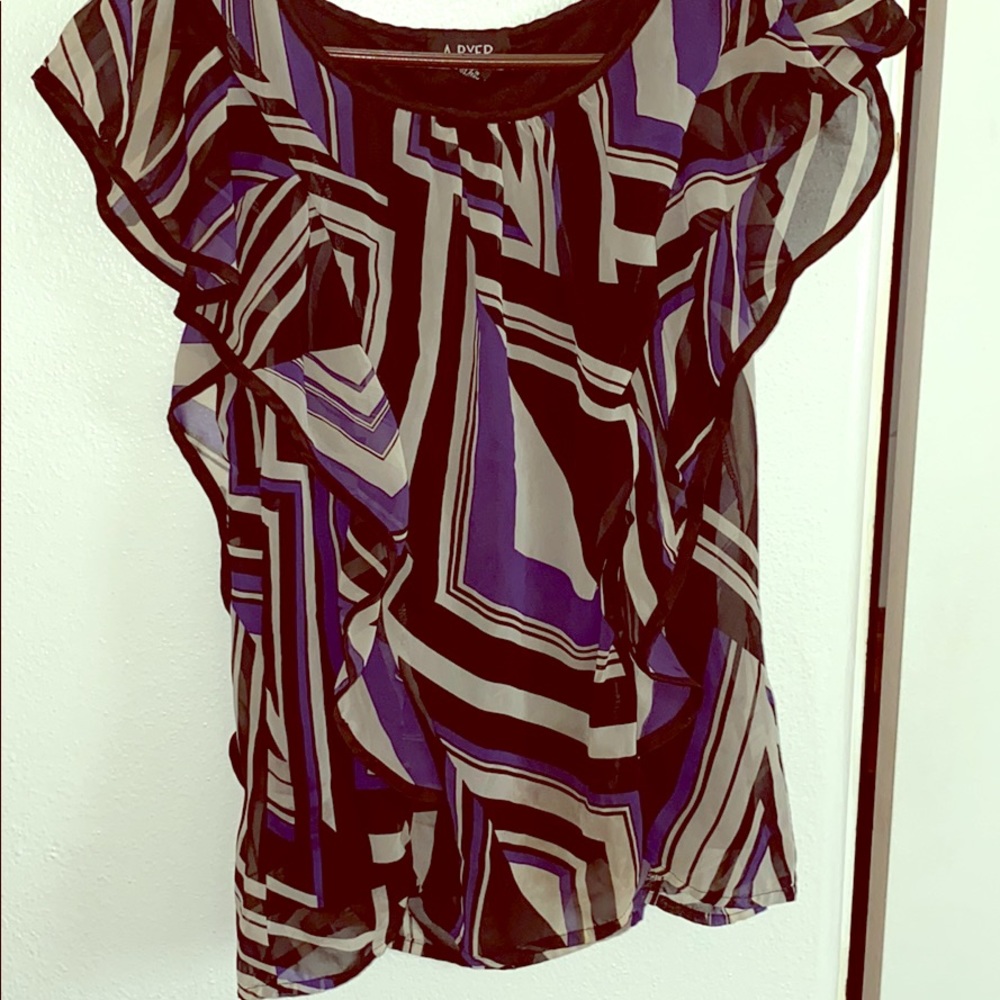 A ruffle shirt
